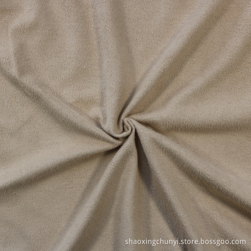 Kualitas 100polyester Plain Plain Plain Kapal Laut Rajutan Laut Kain Fleece Fleece untuk Set Sofa Jaket Mantel